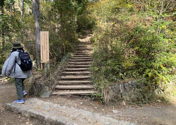 稲荷山ルート階段