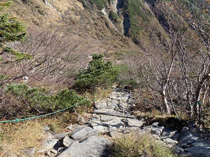遊歩道コース　木曽駒ヶ岳