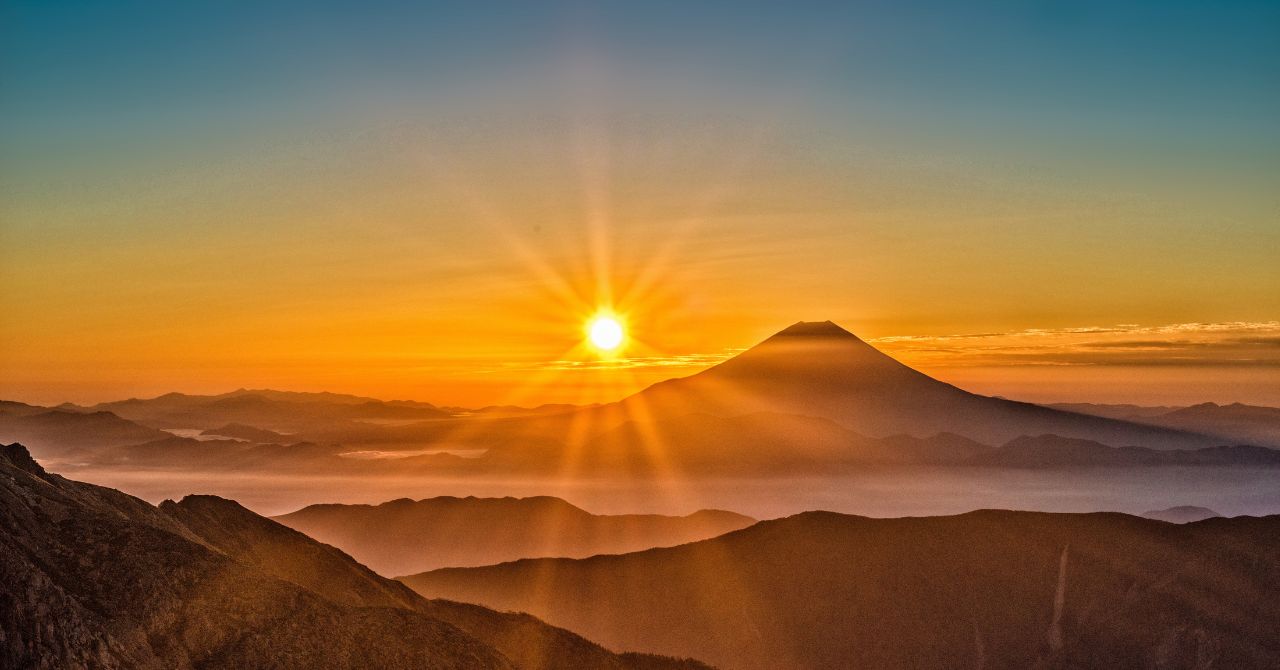 富士山を登山初心者が登ったときの成功率　富士山の姿