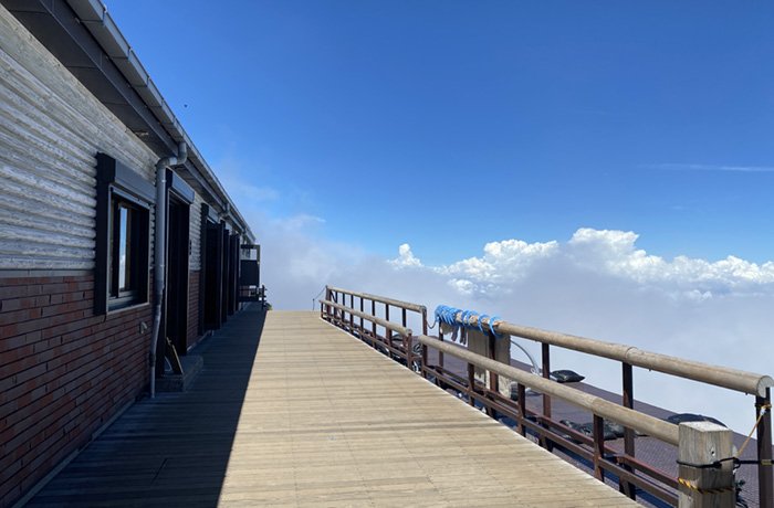 富士山登山　おすすめ＆人気の山小屋　BEST3　東洋館の景色